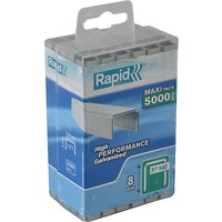 Rapid 40303089 140/8 8Mm Galvanised Staples (Poly Pack 5000)