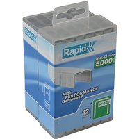 Rapid 40303091 140/12 12Mm Galvanised Staples (Poly Pack 5000)