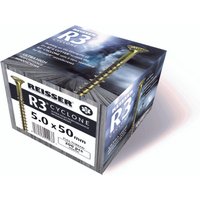 Reisser R3 Cyclone Ttx Yzp Woodscrew 4.0 X 50Mm Cp (Box 200) Cyclone