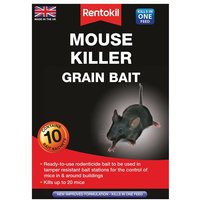 Rentokil PSM22 Mouse Killer Grain Bait (Sachets 10)