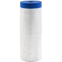 Rollingdog Painters-Shield™ Blue Pretaped Masking Film 33M X 110Cm Pk 1 09663