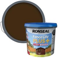Ronseal 37621 Fence Life Plus+ Country Oak 5 Litre