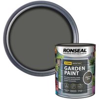 Ronseal 38263 Garden Paint Charcoal Grey 750Ml