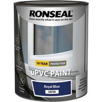 Ronseal 39390 Upvc Paint Royal Blue Satin 750Ml