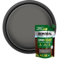 Ronseal KCB.8174503.10800.73 One Coat Shed & Fence Refill Pouch Charcoal Grey 950Ml