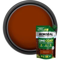 Ronseal KCB.8174503.40100.73 One Coat Shed & Fence Refill Pouch Medium Oak 950Ml