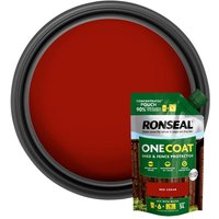 Ronseal KCB.8174503.80900.73 One Coat Shed & Fence Refill Pouch Red Cedar 950Ml