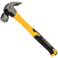 Roughneck Fibreglass Shaft Curved Claw Hammer