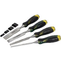 Roughneck 4 Piece Professional Bevel Edge Wood Chisel Set