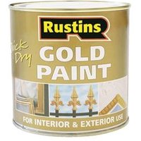 Rustins GOLE100 Gold Paint 100Ml