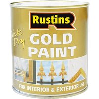 Rustins GOLE250 Gold Paint 250Ml