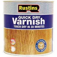 Rustins VSWA250 Quick Dry Colour Varnish Satin Walnut 250Ml