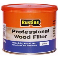 Rustins WOPW250 Professional Wood Filler White 250G