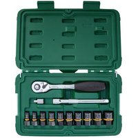 SATA BoltBiter 1/4in & 3/8in Extraction Socket Set, 13 Piece ST09137