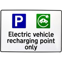 Scan 14979 Ev Recharging Point Only Rpvc 300X200Mm