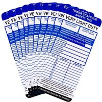 Scan TG1210 Tower Tag Inserts Pack Of 10