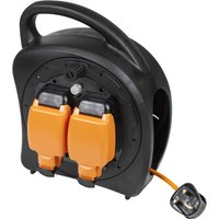 Sealey 2 Socket Weatherproof Cable Extension Reel 240v