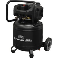 Sealey SAC50V Oil Free Belt Drive Vertical Air Compressor 50 Litre