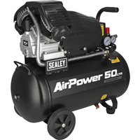 Sealey SAC5030VA V-Twin Direct Drive Air Compressor 50 Litre