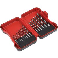 Sealey 15 Piece Brad Point Wood Drill Bit Set