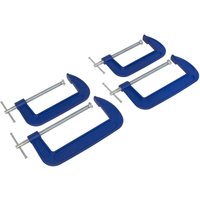 Sealey 4 Piece 150mm and 200mm G Clamp Set