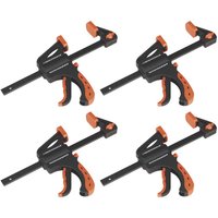 Sealey Ratchet Bar Clamp Pack of 4