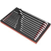 Sealey 21 Piece Combination Spanner Set in Foam Module Tray