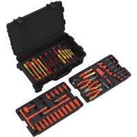 Sealey AK7938 1000V Insulated Tool Kit 3/8inSq Drive 50Pc