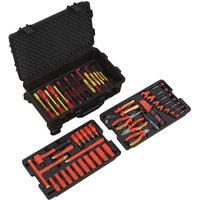 Sealey AK7939 1000V Insulated Tool Kit 1/2inSq Drive 49Pc