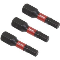 Sealey Impact Power Tool Hexagon Screwdriver Bits