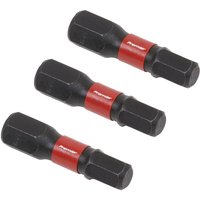 Sealey Impact Power Tool Hexagon Screwdriver Bits