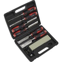 Sealey 8 Piece Hammer Thru Wood Chisel Set