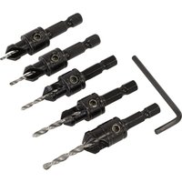 Sealey 5 Piece Countersinking Drill Bit Set
