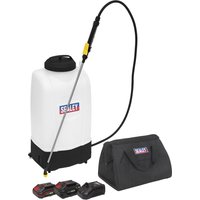 Sealey CP20VGBSKIT Cordless Garden Backpack Sprayer 20V Sv20 Series 15L – 2 Batteries