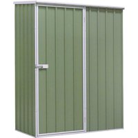 Sealey DG113 Dellonda Galvanized Steel Garden/Outdoor/Storage Shed 1.5 X 0.8 X 1.9M Pent Style Roof - Green