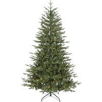 Sealey DH82 Dellonda Pre-Lit 7Ft Hinged Christmas Tree With Warm White Led Lights & Pe/Pvc Tips - Dh82