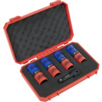 Sealey 5 Piece 1/2" Drive Double Ended Alloy Wheel Impact Socket Set