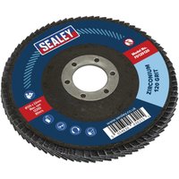 Sealey Zirconium Abrasive Flap Disc
