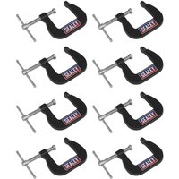 Sealey 8 Piece Junior G Clamp Set