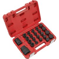 Sealey Combination Drive Heavy Duty Impact Socket Set for Commercial Vehicles