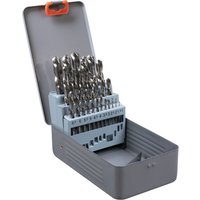Sealey 25 Piece Left Hand Spiral HSS Drill Bit Set