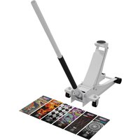 Sealey Low Profile Custom Design Trolley Jack With Rocket Lift 2 Tonne - White