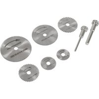 Sealey 8 Piece Mini Circular Saw Blade Set for Drill Chucks