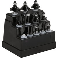 Sealey 12 Piece 1/4" Shank Router Bit Set