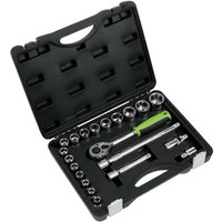 Siegen 21 Piece 1/2" Drive Hex Socket Set