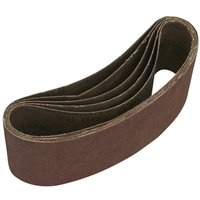 Sealey SB120457 Sanding Belt 76 X 457Mm 120Grit Pack Of 5