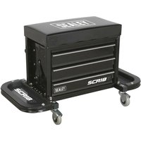 Sealey Mechanics Rolling Tool Box Seat Black