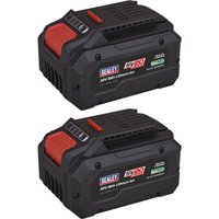 Sealey BK08 20v SV20 Cordless Li-ion Battery 8ah Pack of 2
