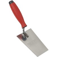 Sealey T1208 Stainless Steel Filler Trowel - Rubber Handle - 140Mm