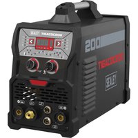 Sealey TIGACDC200 200Amp TIG / MMA AC / DC Pulse Inverter Welder